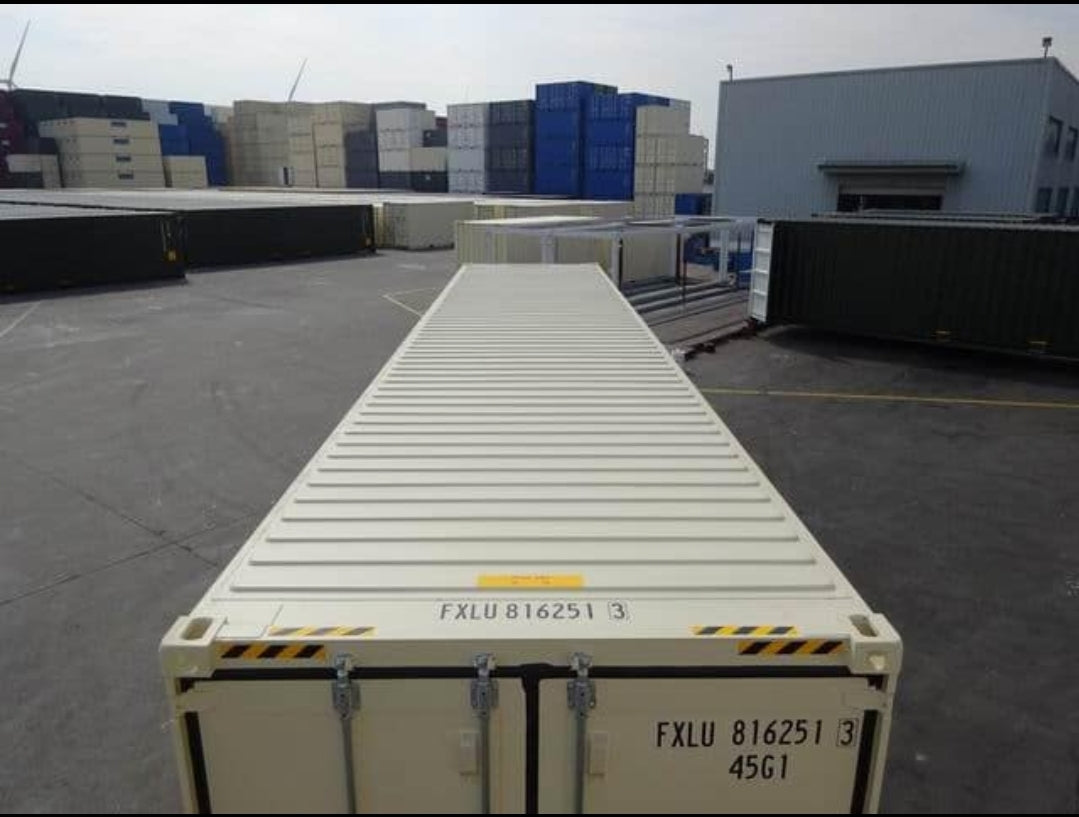 Contenedor Marítimo 40 Pies HC 1er Viaje Doble puerta