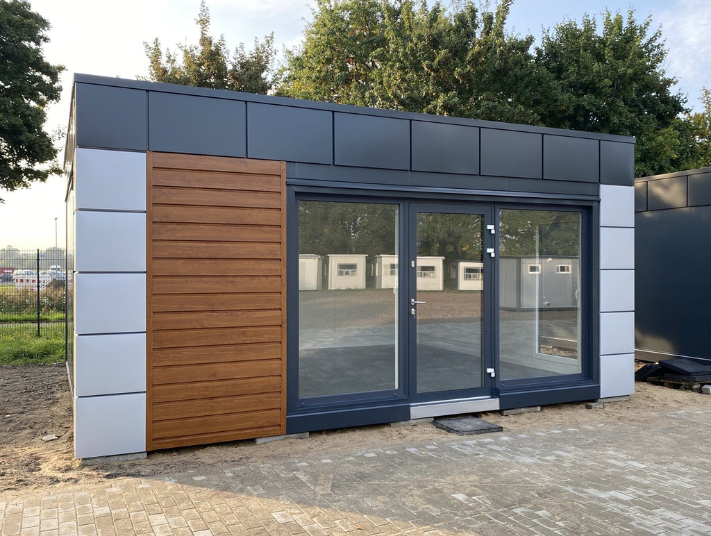 Contenedor de oficina tipo "London" 6,00 x 5,00 m