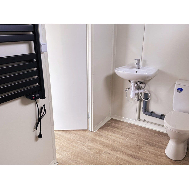 CONTENEDOR ELEVADO 7×3 M GRANDES VITRINAS / AIRE ACONDICIONADO / BAÑO ( Ref: 5905 )